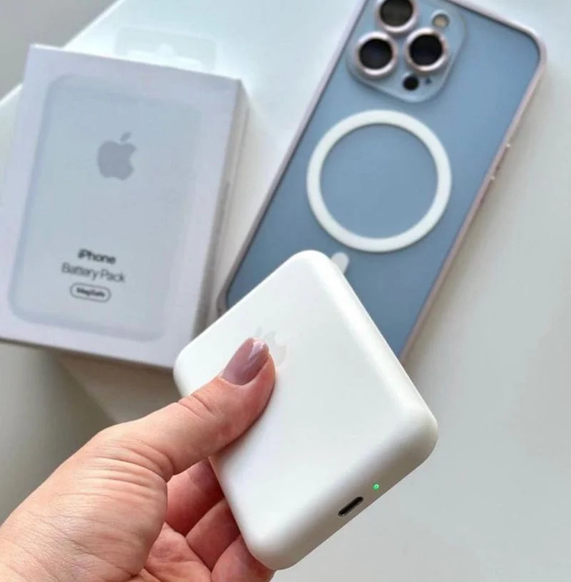 Battery Pack Magsafe  5,000 mAh - 10,000 mAh -  20,000 mAh + cable Tipo C-Lightning — foto 2