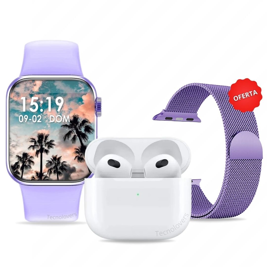 Smartwatch 9 Pro + Correa Metálica + Pods Ultimate