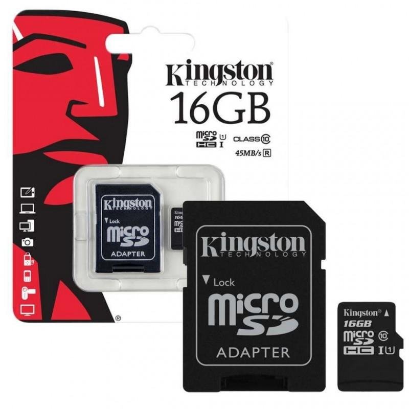 Micro SD Kingston (16 GB)